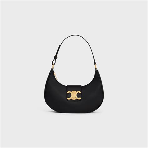 celine tas zwart triomphe|celine black triomphe purse.